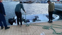 Bodrum'da teknesi alabora olan amatör balıkçı aranıyor