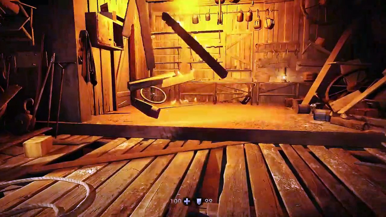 Wolfenstein The Old Blood - Chapter 6 Ruins: Sawed Off Shotgun Animation Gameplay Sequence BJ Cutscene & Bio