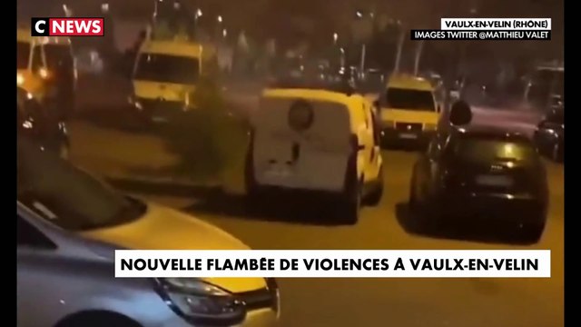 Nuit de violences à Vaulx-en-Velin, les policiers pris à partie