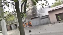 Un equipo de Informativos Telecinco queda atrapado en Járkov durante un bombardeo