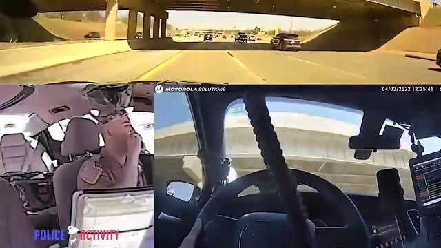 Ce policier américain reste parfaitement calme pendant une course poursuite spectaculaire