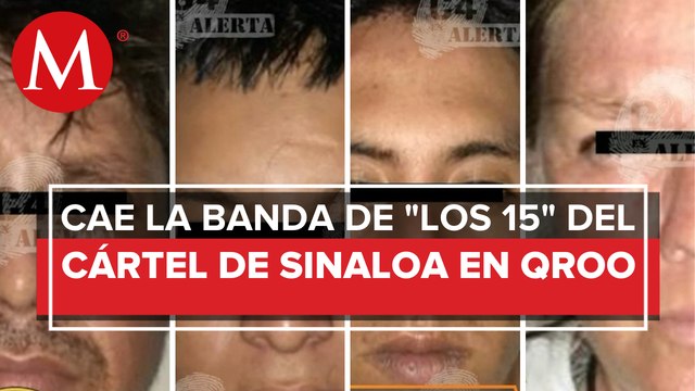En Quintana Roo, capturan a cuatro narcomenudistas del cartel de Sinaloa