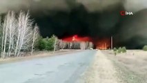 Sibirya’da orman yangını