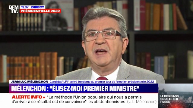Jean-Luc Mélenchon: Nous sommes confrontés à un deuxième tour qui représente un tiers des électeurs inscrits