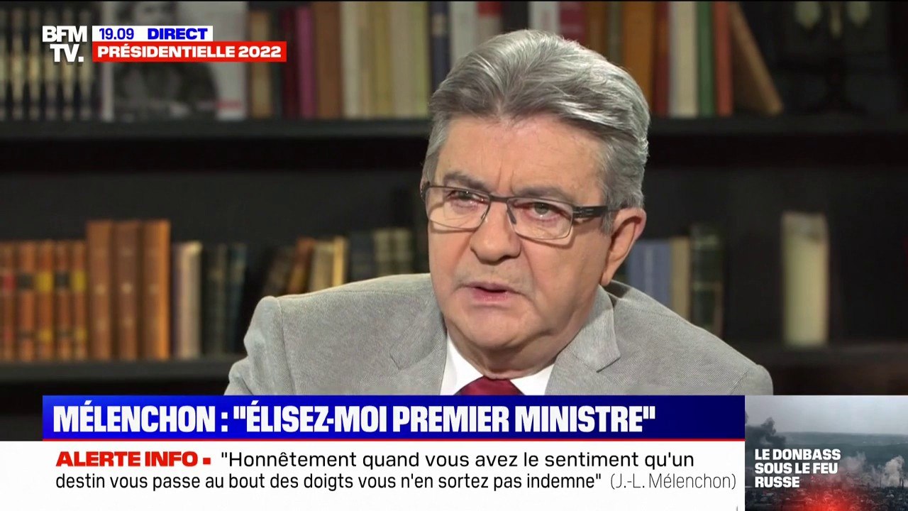 Jean-Luc Mélenchon: "Je ne veux pas que madame Le Pen prenne le pays et que monsieur Macron garde le pouvoir"