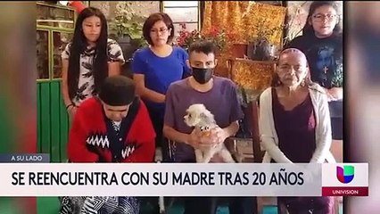 Inmigrante se reencuentra con su madre tras 20 años