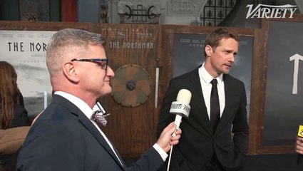 Alexander Skarsgård at the Premiere of "The Northman"
