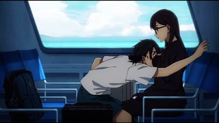 Anime Moment - SUMMERTIME RENDER Shinpei gets slapped