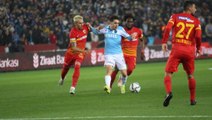 Türkiye Kupası yarı final ilk maçında Trabzonspor, sahasında Kayserispor'u tek golle geçti