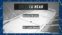 Boston Bruins At St. Louis Blues: Moneyline, April 19, 2022