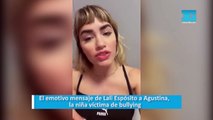 El emotivo mensaje de Lali Espósito a Agustina, la niña víctima de bullying