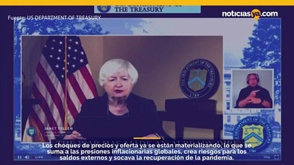Janet Yellen: La guerra en Ucrania "ha empeorado una situación ya grave"