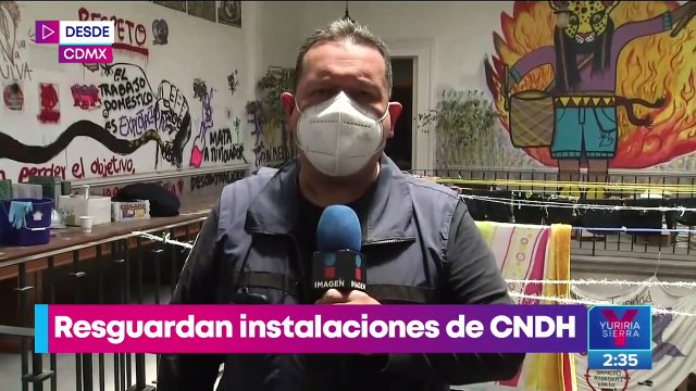 Vinculan a proceso a feministas detenidas en edificio de la CNDH