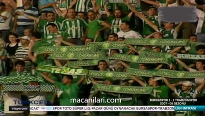 Bursaspor 1-1 Trabzonspor 31.08.2007 - 2007-2008 Turkish Super League Matchday 4