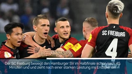 Скачать видео: Fakten-Report: Freiburg steht im Pokal-Finale