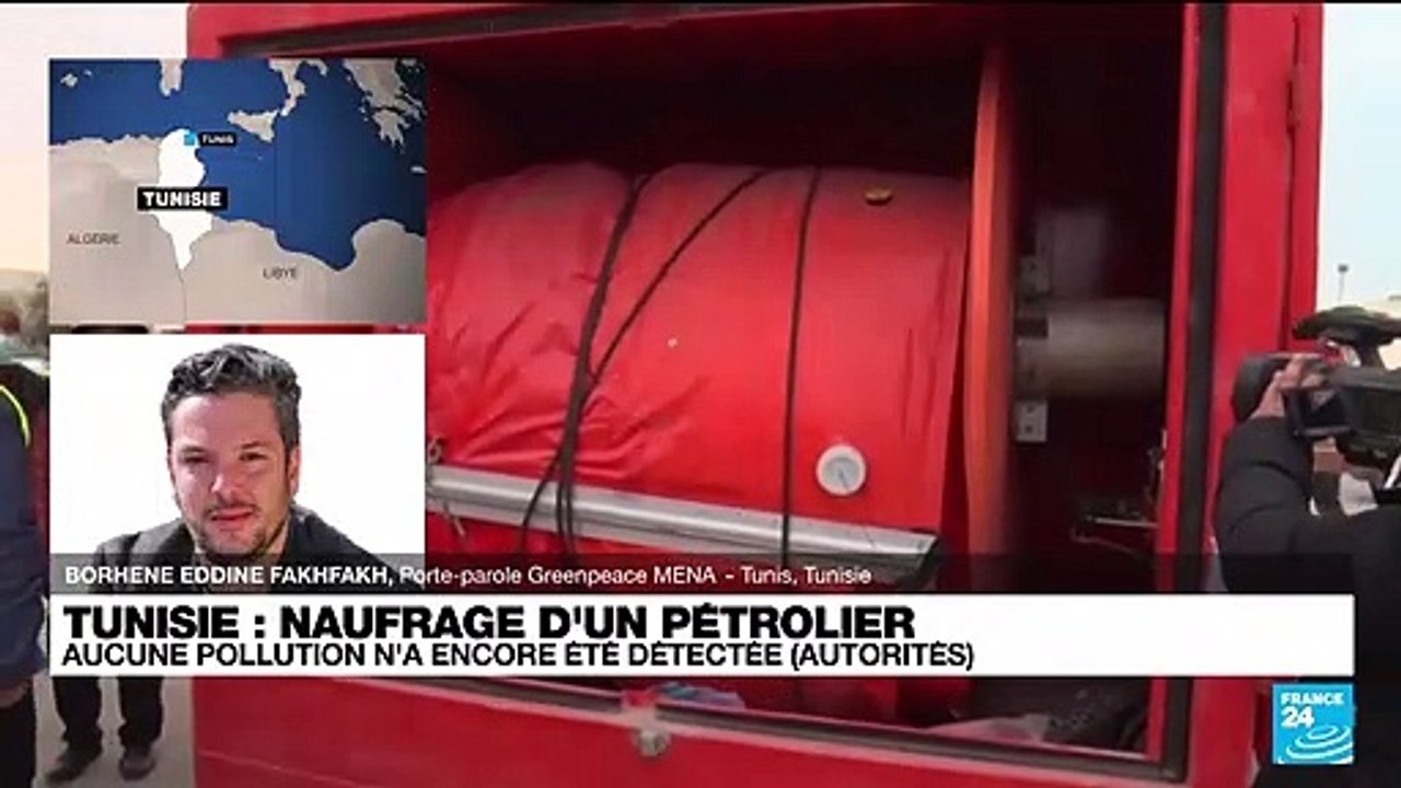 Pétrolier naufragé : un navire italien anti-pollution au large de la Tunisie