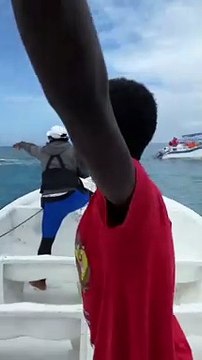 Hombres resultan lesionados con quemaduras tras lancha incendiarse