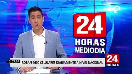 Funcionario de Osiptel: “Se han registrado 140 402 teléfonos robados en lo que va del año”