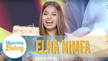 Elha receives a birthday greetings from Jayda and Bamboo