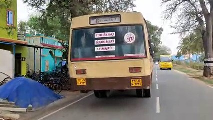 இது என்ன ஒரு பக்கம் டயரே இல்லாம ஓடுது! அரசு பேருந்தில் அலட்சியம்.. ஆனாலும் முதியவர் செய்த "சம்பவம்"