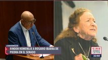 Rinden homenaje a Rosario Ibarra de Piedra en Senado