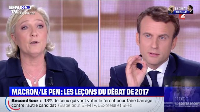 Présidentielle: les leçons du débat de l'entre-deux-tours de 2017