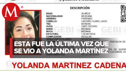 Video capta a Yolanda Martínez, antes de desaparición en Nuevo León