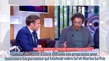 -C'est une honte- - Emmanuel Macron surpris de la manière dont il est coupé sur C à vous