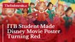 ITB Student Made Disney Movie Poster Turning Red