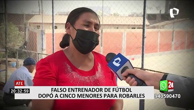 Ate: denuncian que falso entrenador de fútbol dopó a cinco menores para robarles sus celulares
