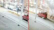 Bursa'da 1 memurun şehit olduğu cezaevi aracına bomba saldırı anı kamerada