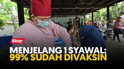 Menjelang 1 Syawal: 99% sudah divaksin