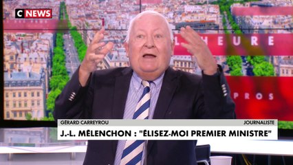 Gérard Carreyrou : «Jean-Luc Mélenchon se présente comme le chef de l’opposition à Emmanuel Macron»