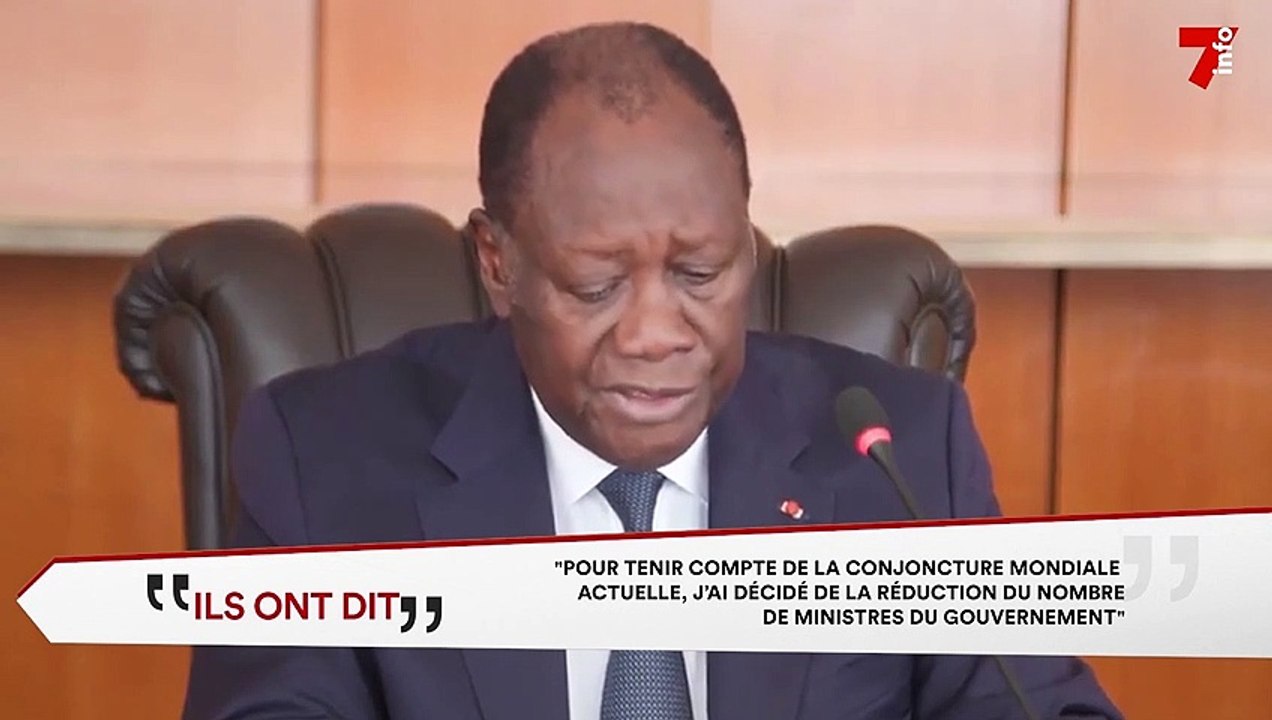 Alassane Ouattara : "J'ai décidé de réduire le nombre de ministres du gouvernement"
