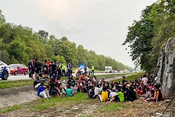 Son Dakika | Malezya'da gözaltı merkezinden kaçan göçmenlere araç çarptı: 6 ölü
