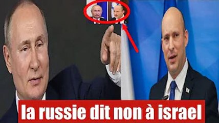 La Russie hausse le ton face à Israël : La lettre de Vladimir Poutine au président Bennett