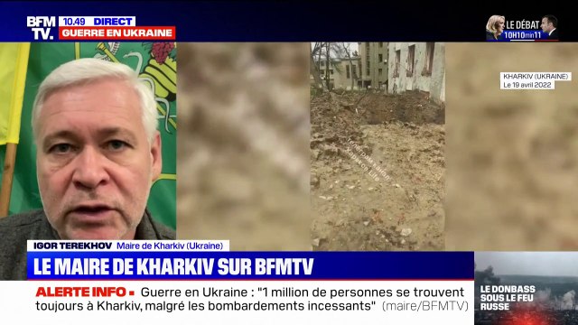 Guerre en Ukraine: selon le maire de Kharkiv, 1 million de personnes sont toujours dans la ville, malgré les bombardements
