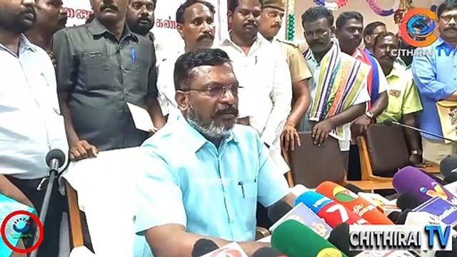 கருப்புக்கொடி வீசியது ஏற்புடையது அல்ல - விடுதலை சிறுத்தைகள் கட்சி தலைவர் திருமாவளவன்