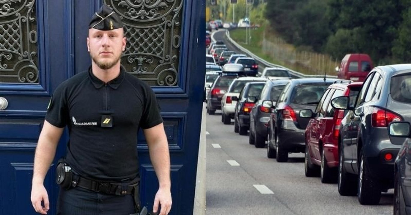 Ce gendarme héroïque a aidé une femme à accoucher dans les bouchons sur l'autoroute A3
