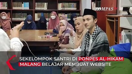 Keren! Santri Isi Waktu dengan Belajar Buat dan Kelola Website