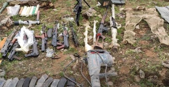Son dakika haber: MSB Pençe-Kilit Operasyonu'nda çok sayıda silah ve mühimmat ele geçirildi