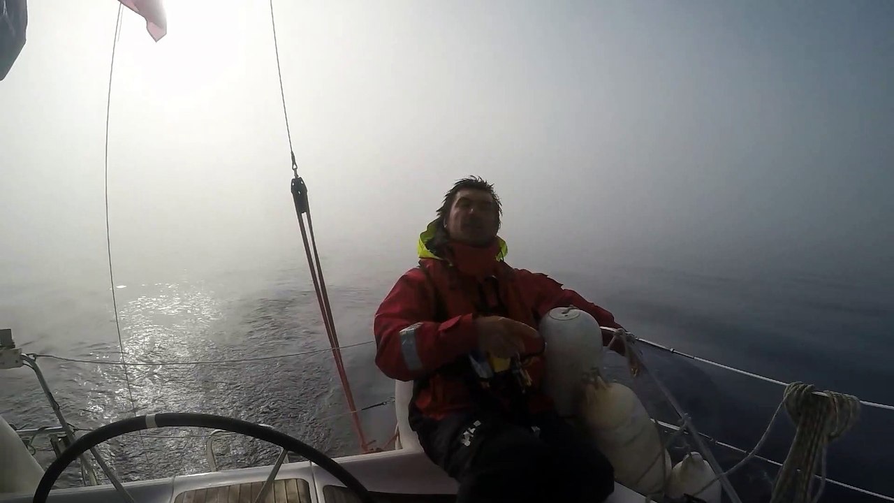 Traversée Corse en voilier, le brouillard et le Kraken