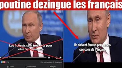 Vladimir Poutine s’est-il moqué des candidats à la présidentielle française ?
