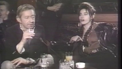 Serge Gainsbourg et Béatrice Dalle - Blind test - 1988