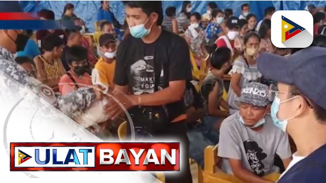 160 pamilyang nasalanta ng bagyong Agaton sa Leyte, nakatanggap ng tulong mula sa PCG