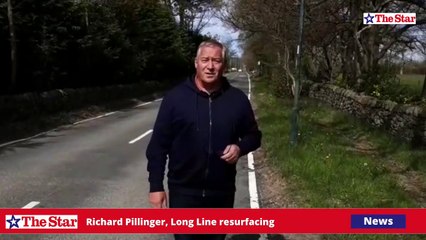 Richard Pillimnger criticises 4 month old resurfacing on Long Line and other dangerous potholes in Sheffield