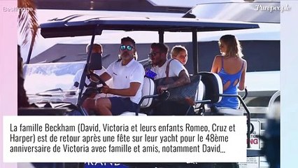 David Beckham célèbre l'anniversaire de Victoria... en montrant ses fesses !
