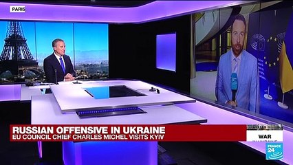 War in Ukraine: EU Council chief Charles Michel makes surprise visit to Kyiv