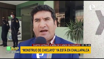 Download Video: Monstruo de Chiclayo: ya está en Challapalca sujeto que violó a niña de tres años