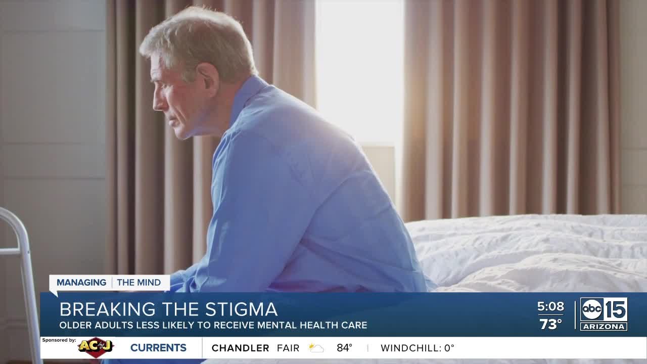 Older adults less likely to seek mental health care